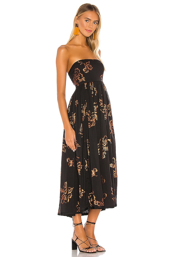 view 2 of 4 ROBE MI-LONGUE BAJA BABE in Black Combo