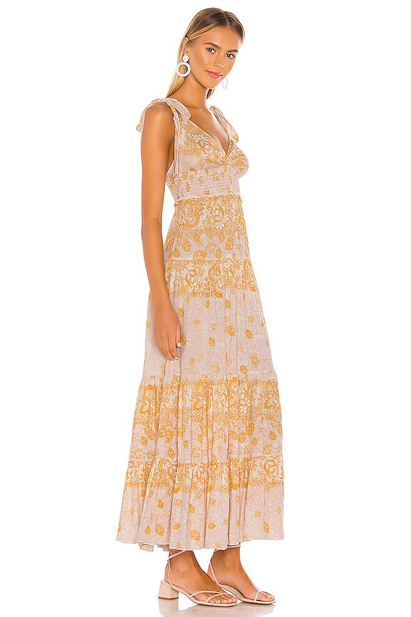 view 2 of 3 ROBE MAXI LET'S SMOCK ABOUT IT in pink