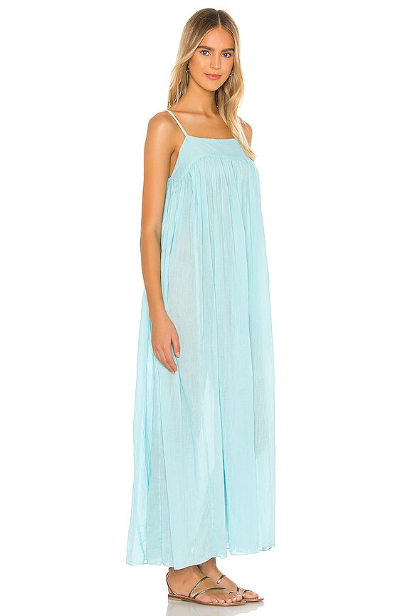 view 2 of 3 On My Own Maxi Slip Dress in Sky