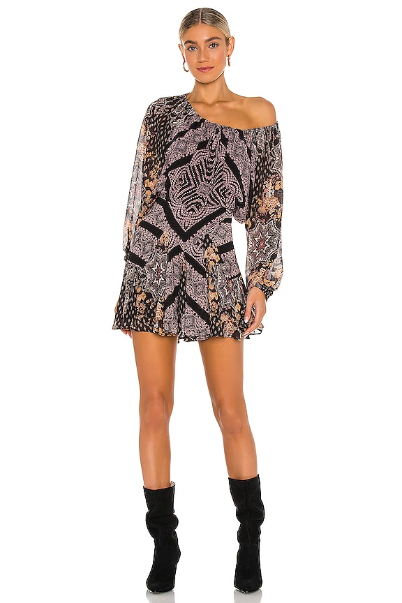 view 1 of 4 Seven Wonders Mini Dress in Black Combo