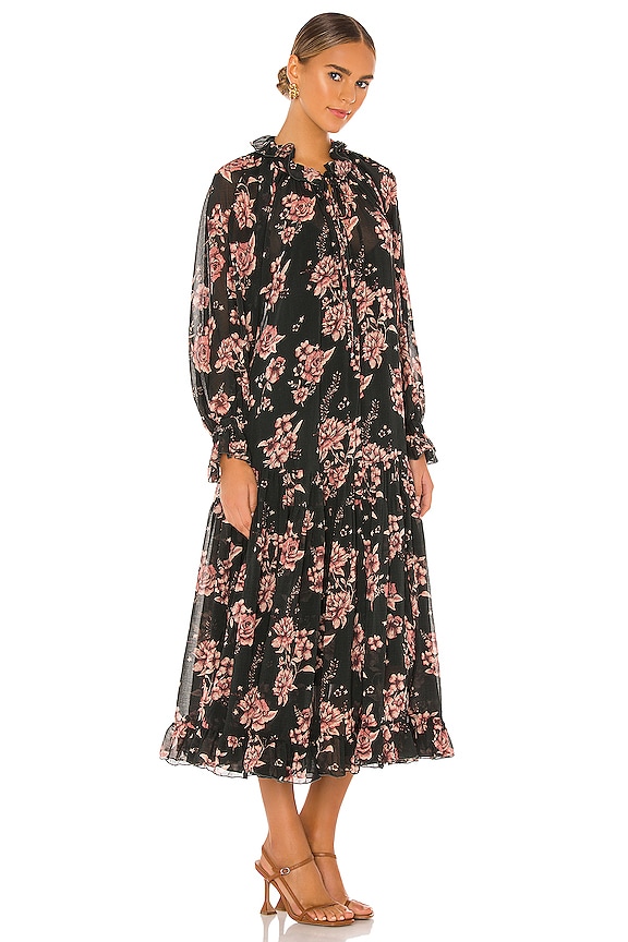 view 2 of 4 Feeling Groovy Maxi Dress in Forest Combo