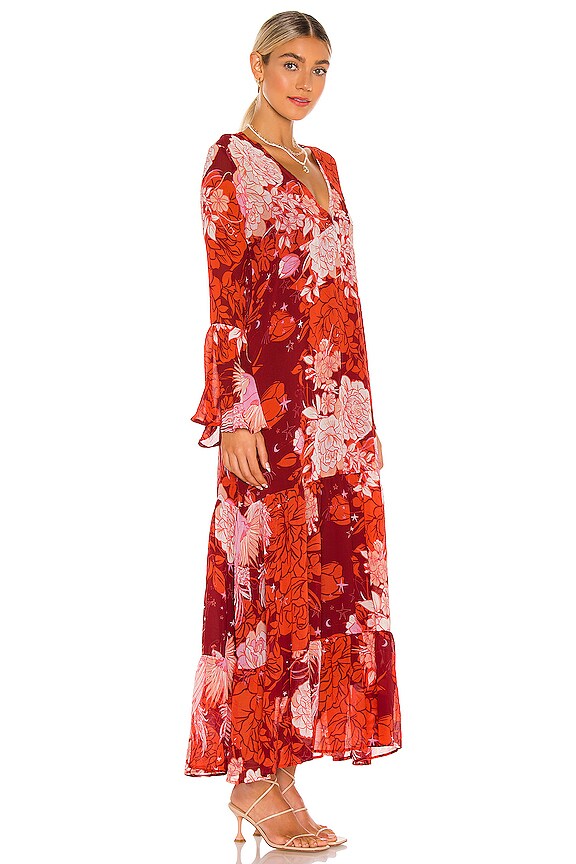 view 2 of 3 Moroccan Roll Maxi Dress in Pop Combo
