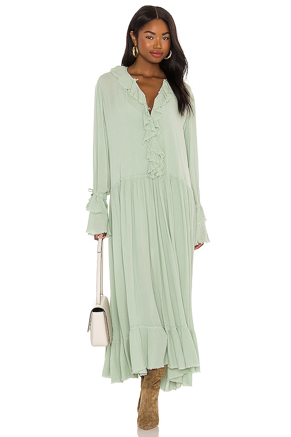 view 2 of 4 Sweet Darlin Maxi Dress in Minted Jade