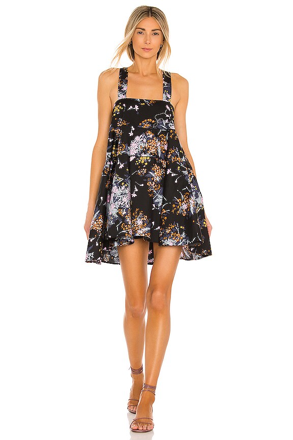 view 2 of 3 Let The Sunshine In Printed Tunic in Dark Combo