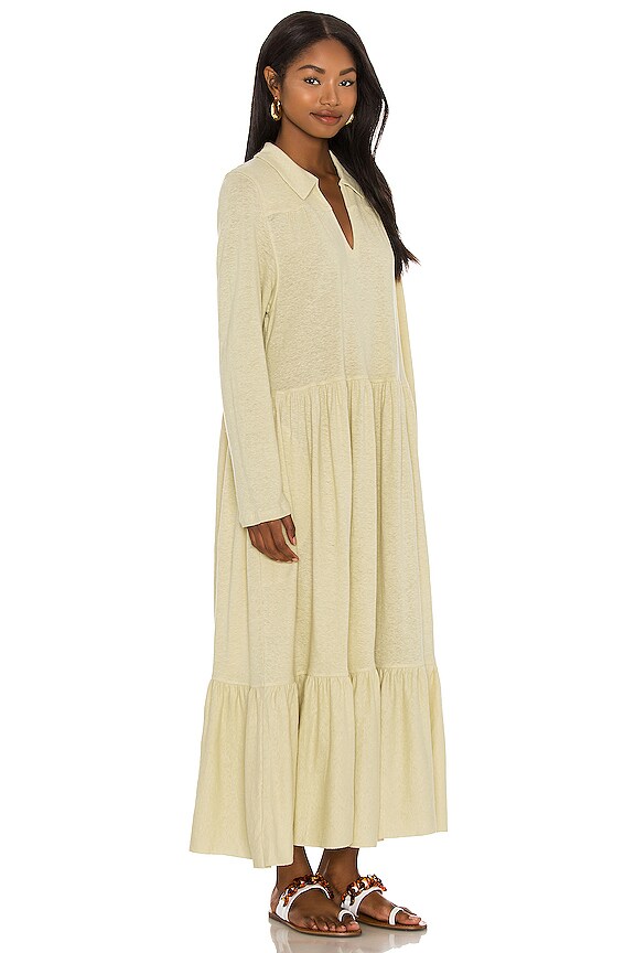 view 2 of 3 ROBE MI-LONGUE MOONLIGHT in Fava Bean