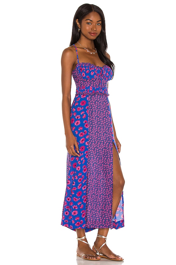 view 2 of 3 ПЛАТЬЕ МИДИ TIGERLILY in Cobalt Combo