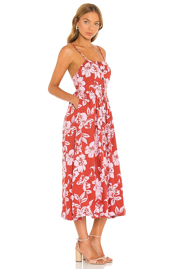 view 2 of 3 The Perfect Sundress in Watermelon