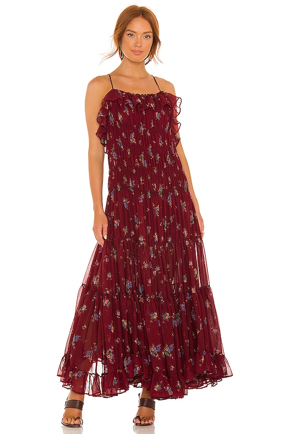 view 1 of 3 Cloud Nine Maxi Dress in Berry Combo