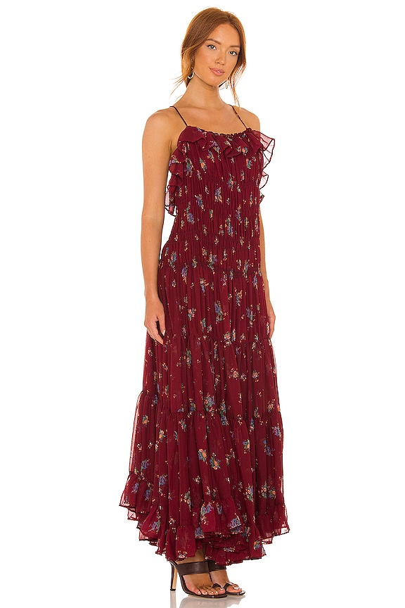 view 2 of 3 Cloud Nine Maxi Dress in Berry Combo