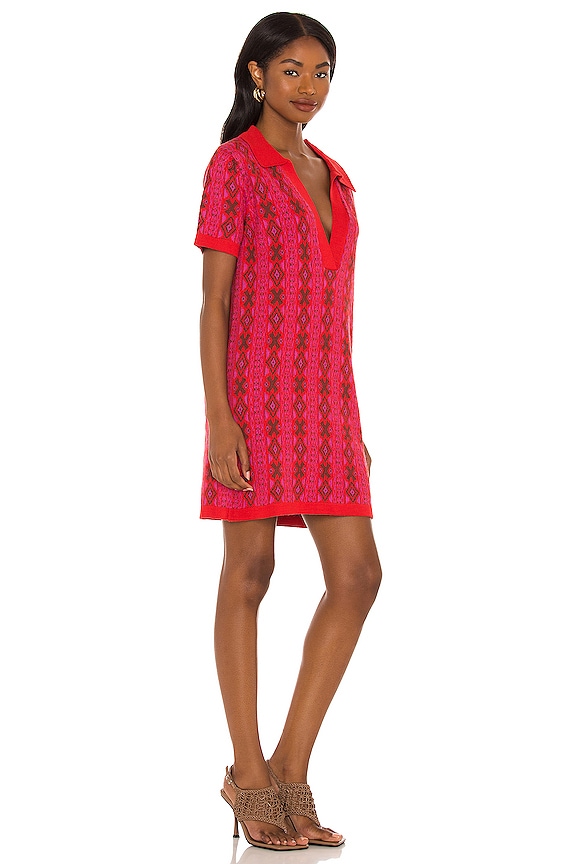 view 2 of 3 Kitt Mini Dress in Berry Combo