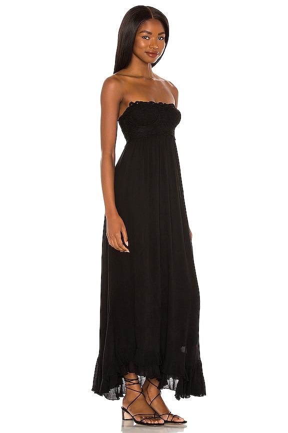 view 2 of 3 Adella Corset Maxi Dress in Black