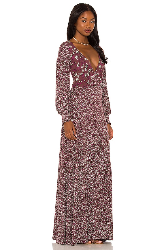 view 2 of 3 VESTIDO LOVE STORY in Raisin Combo