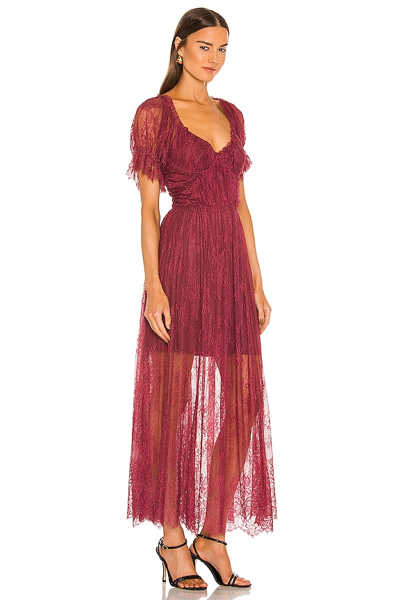 view 2 of 3 ROBE DEAR JANE in Roan Rouge