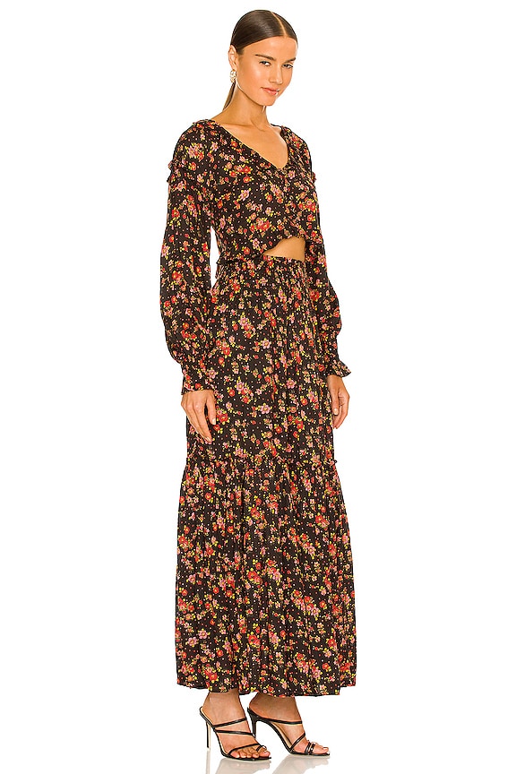 view 2 of 3 CONJUNTO SECRET GARDEN in Black