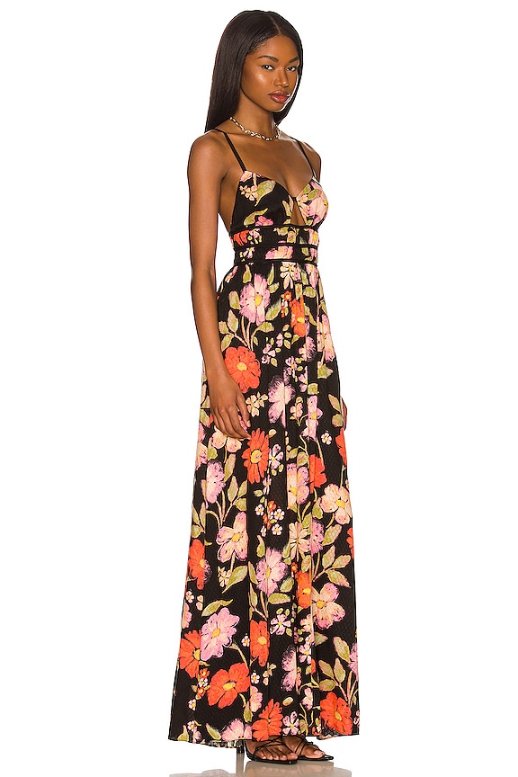 view 2 of 4 MAXIVESTIDO FREE PEOPLE WISTERIA in Dark Combo