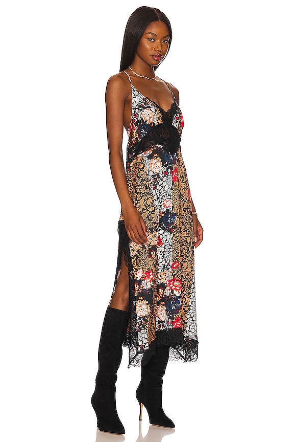 view 2 of 3 VESTIDO FREE PEOPLE RIGHT NOW in Black Combo