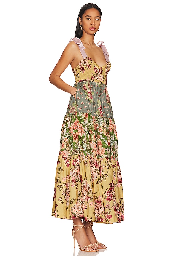 view 2 of 3 ROBE MAXI FREE PEOPLE BLUEBELL in Warm Combo