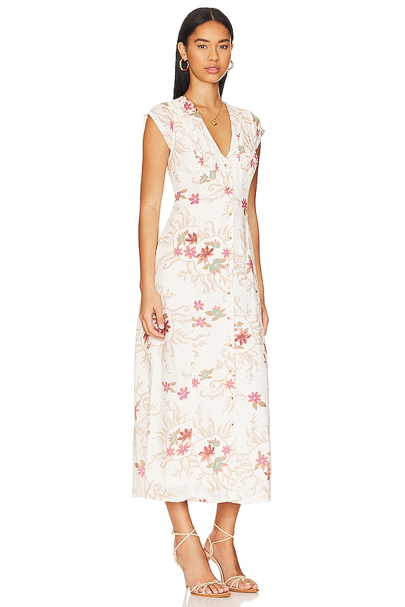 view 2 of 3 FREE PEOPLE ROSEMARY 원피스 in Ivory Combo