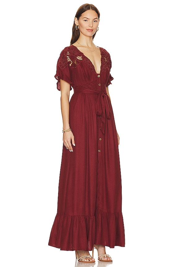 view 2 of 4 Colette Maxi Dress in Cinnamon Brown