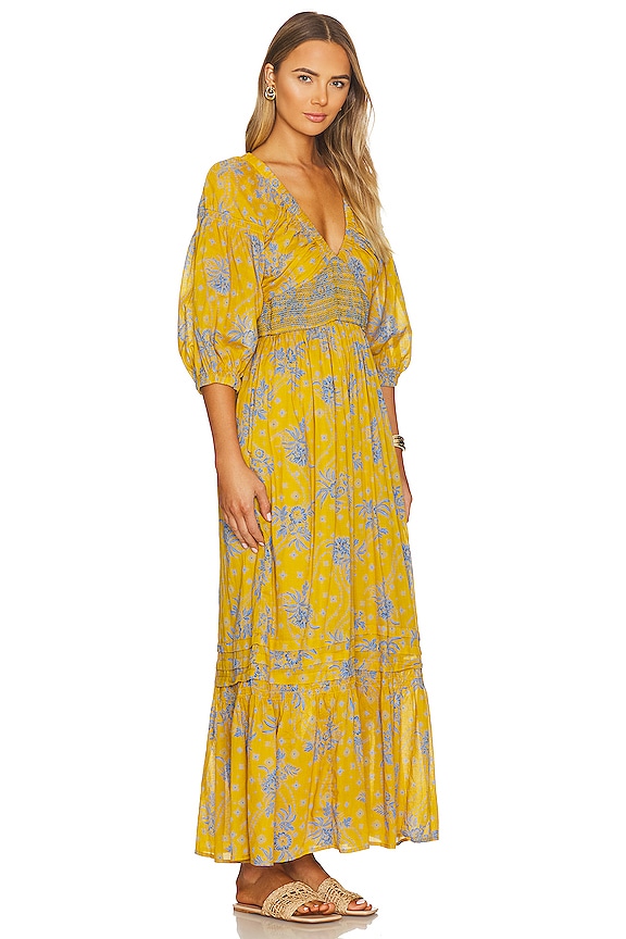 view 2 of 3 FREE PEOPLE GOLDEN HOUR 맥시원피스 in Eqyptian Palm Combo