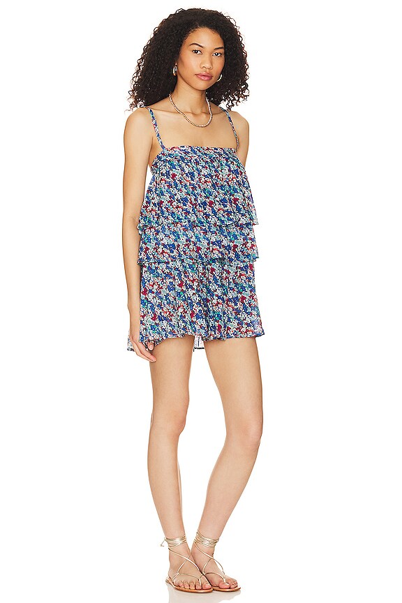 view 2 of 3 VESTIDO FREE PEOPLE TALIA in Blue Combo