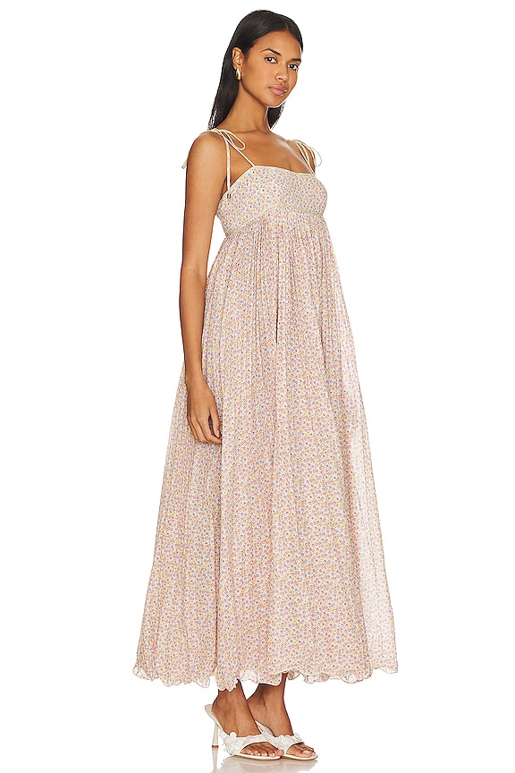 view 2 of 3 ПЛАТЬЕ МИДИ FREE PEOPLE EMMALINE in Ivory Combo