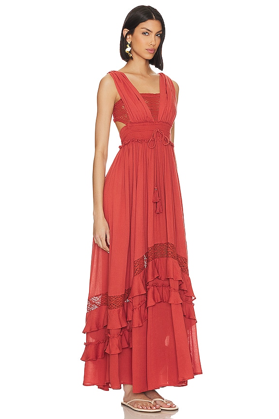 view 2 of 3 FREE PEOPLE SANTA MARIA ドレス in Terra Terracotta
