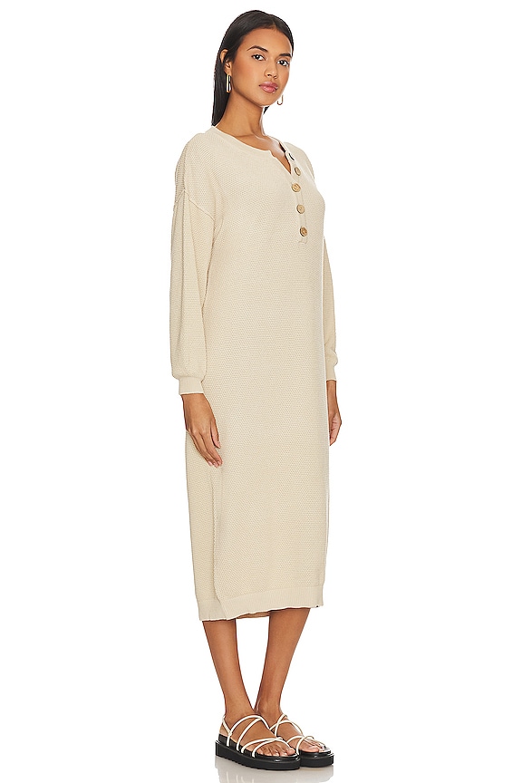 view 2 of 3 Hailee Sweater Midi Dress in Au Lait