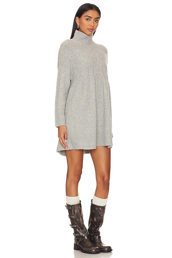 view 2 of 3 VESTIDO JERSEY FREE PEOPLE JACI in Heather Gray