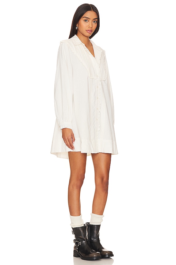 view 2 of 3 ROBE COURTE FREE PEOPLE CHERRY in Optic White
