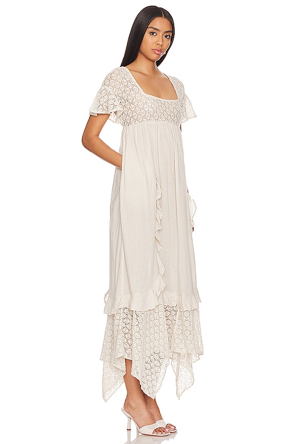view 2 of 3 Bring The Romance Midi Dress in Harbor Fog
