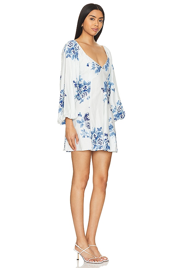 view 2 of 3 Francesca Mini Dress in Tonal Blue