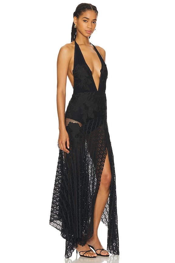 view 2 of 3 FREE PEOPLE CELESTE 맥시원피스 in Black