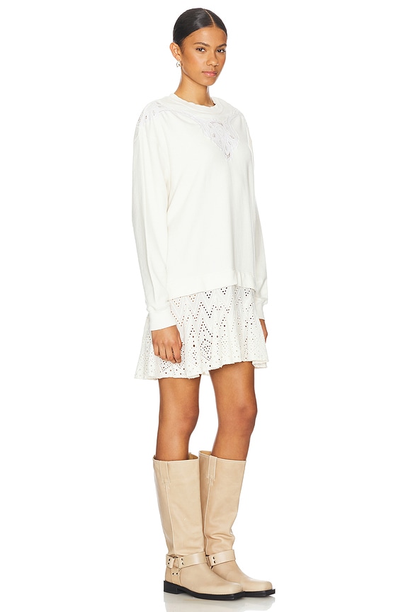 view 2 of 3 ROBE SWEAT FREE PEOPLE PRAIRIE in Oat Combo