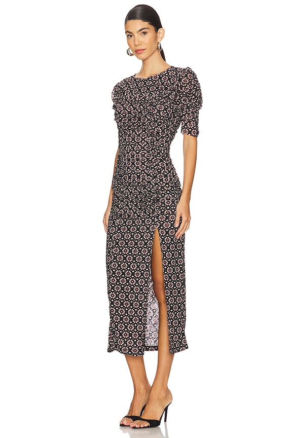 view 2 of 3 Briella Midi Dress in Black Combo