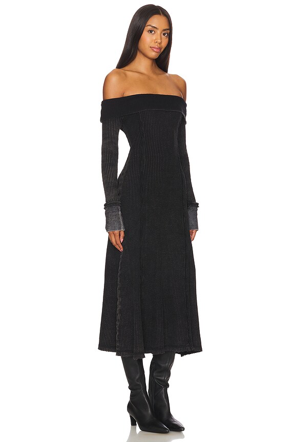 view 2 of 3 Monty Midi Dress in Washed Black