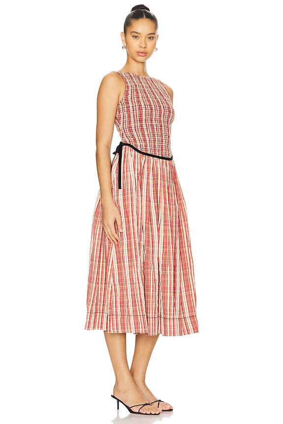 view 2 of 4 VESTIDO MIDI NIGHTINGALE in Red Combo