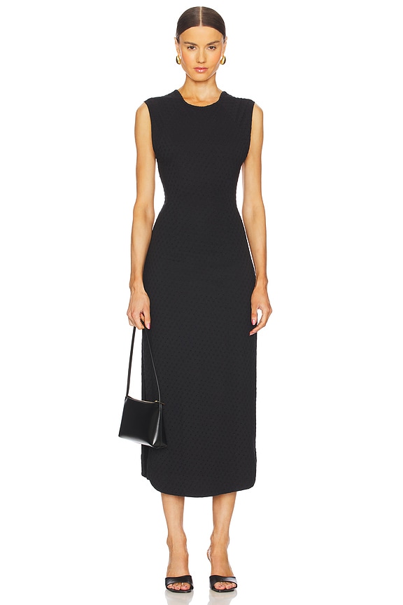 view 2 of 5 Eventide Midi Dress in Black Combo