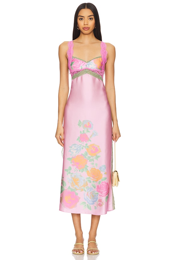 view 2 of 4 Just Dreamy Maxi Dress in Sweet Lilac Combo