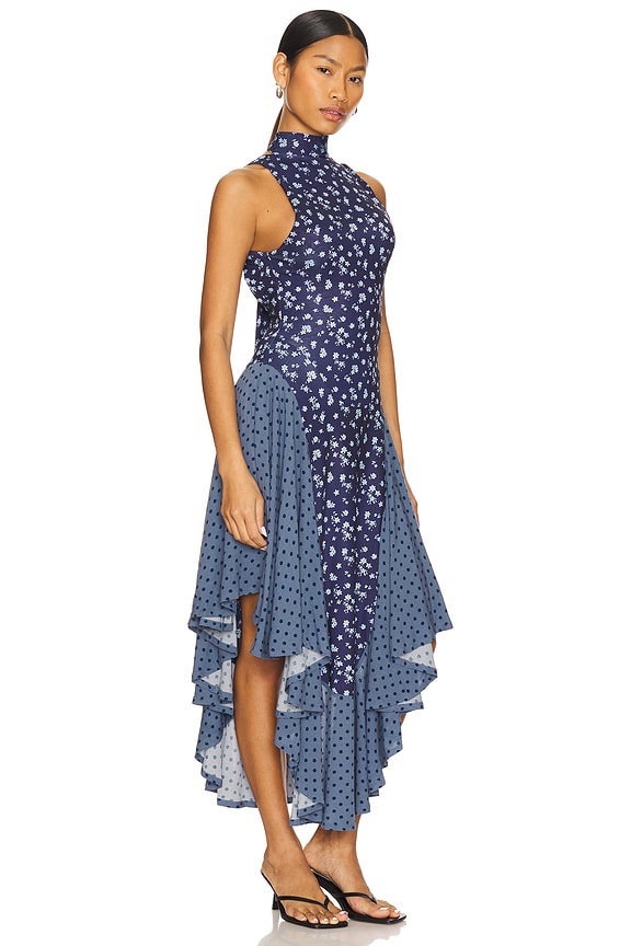 view 2 of 5 x REVOLVE Ramada Midi Dress in Sapphire Combo