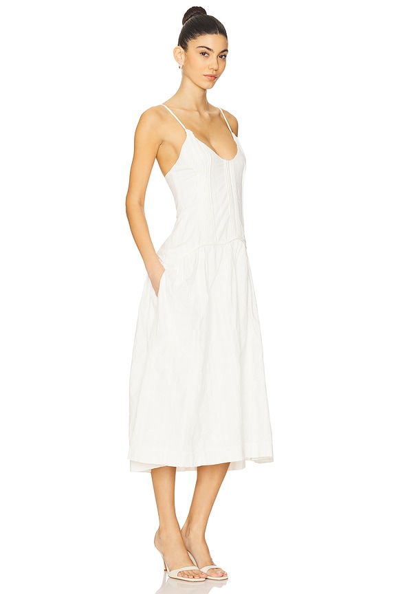 view 2 of 3 x REVOLVE Ezra Midi Dress in Tofu