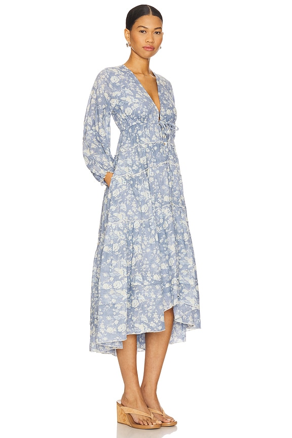 view 2 of 4 PAPPIET 미디 원피스 in Bluebell Combo