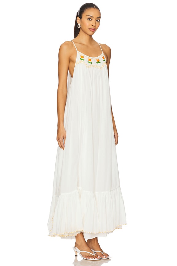 view 2 of 4 Tip Toeing Tulip Midi Dress in Whisper White