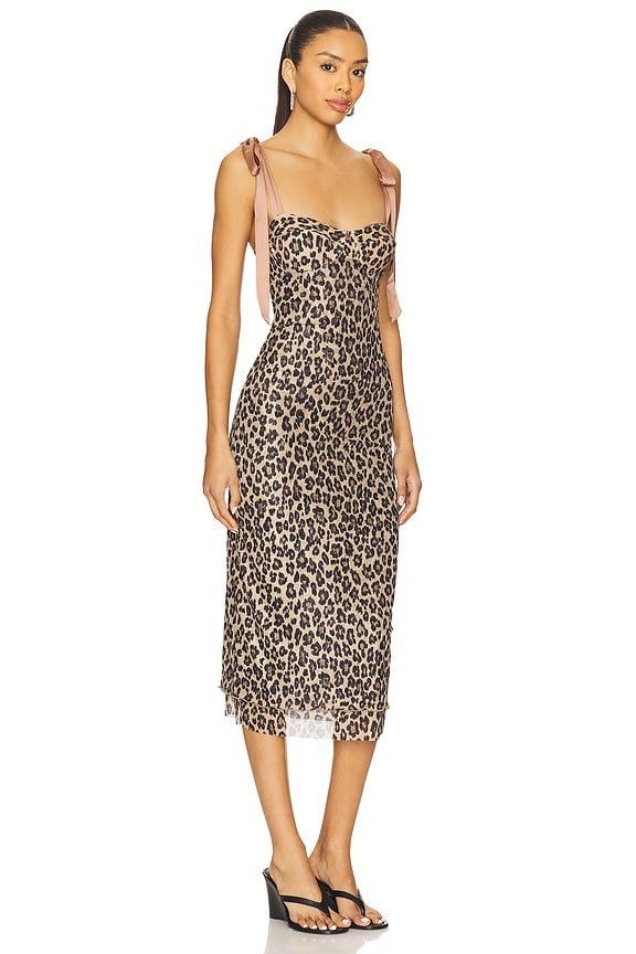 view 2 of 3 Printed Got Glam Slip in Natural Cheetah Combo