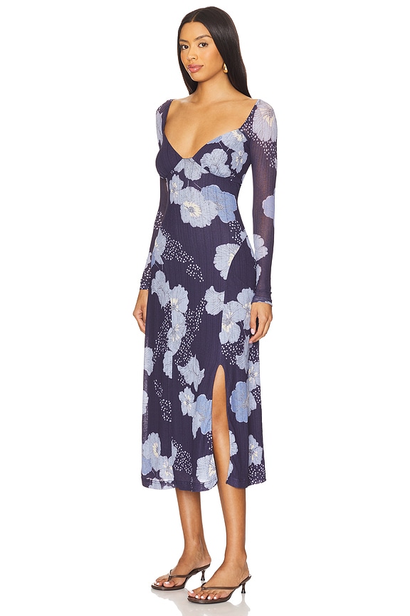 view 2 of 3 Calla Midi Dress in Sky Combo