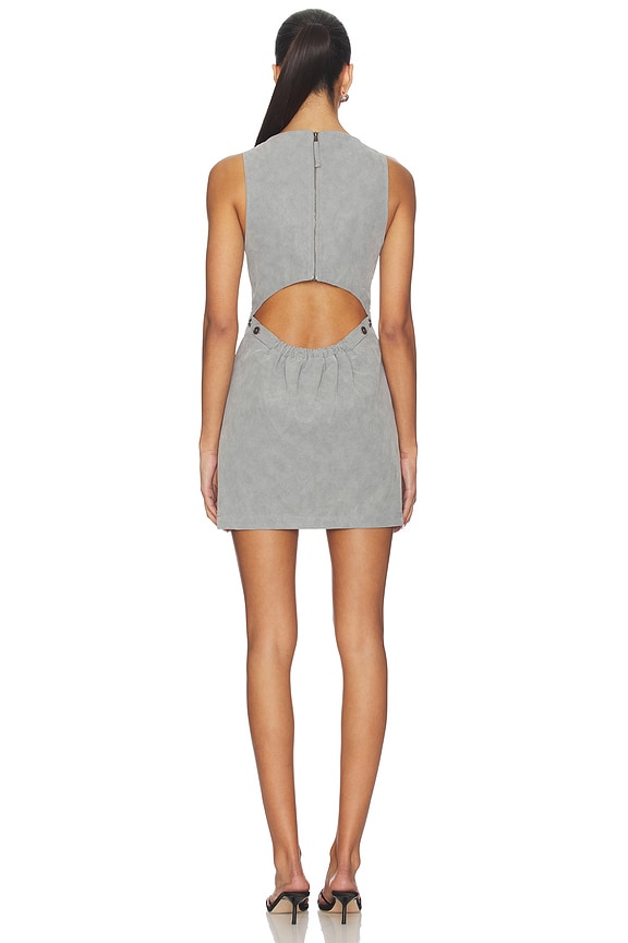 grey suede dress Free People Atlas Mini in Wild Dove utah-warehouse-sale-july-2026