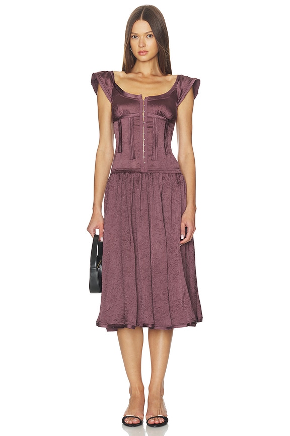 view 2 of 4 x REVOLVE Loveday Midi Dress in Butternut