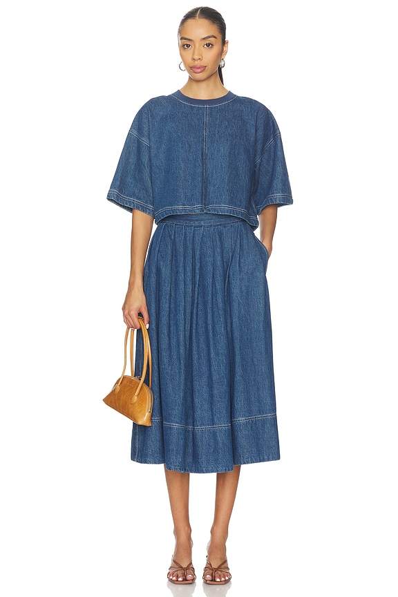 view 2 of 3 Westley Denim Set in Deep Sea Wash