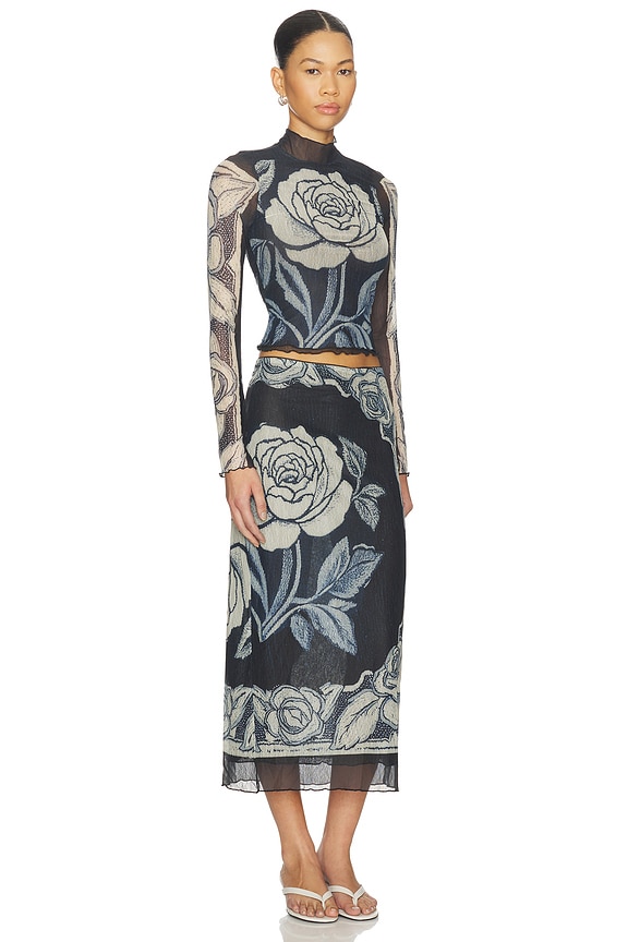 view 2 of 3 x REVOLVE Shadow Printed Set in Navy Combo