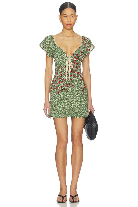 view 1 of 4 Backroads Mini Dress in Forest Combo